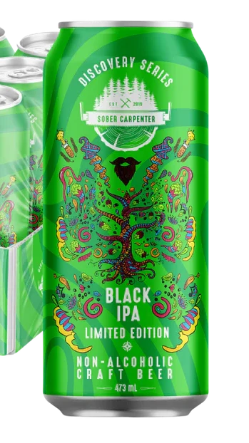 Sober Carpenter Non-Alcoholic Black IPA