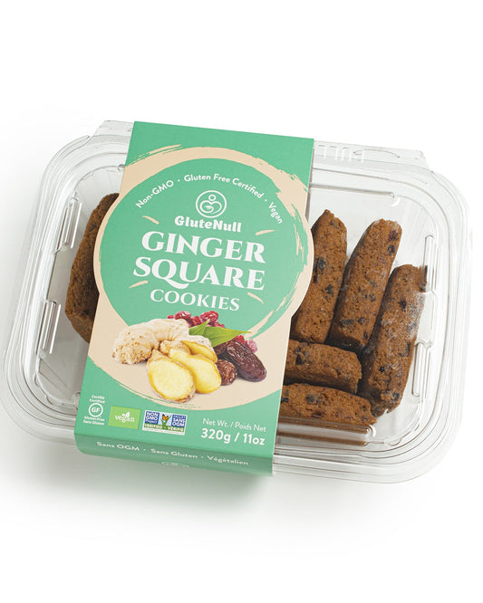 GluteNull Ginger Square Cookies GF