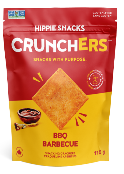 Hippie Snacks Crunchers BBQ