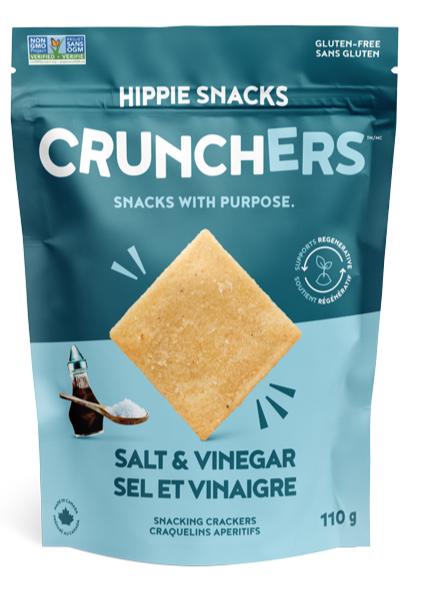Hippie Snacks Crunchers Salt & Vinegar
