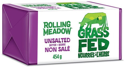 Butter - Grass Fed, Unsalted *REFRIGERATED* - 454g