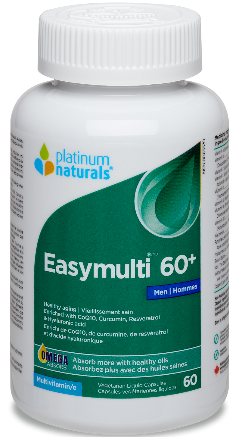EasyMulti® 60+ Men's Multivitamin - 2 sizes available