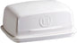 Emile Henry Butter Dish, White
