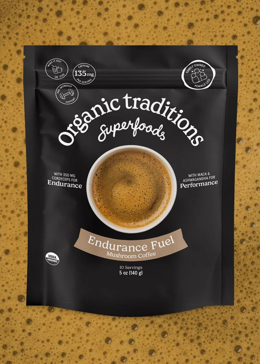 Endurance Fuel Instant Mushroom Coffee, Organic