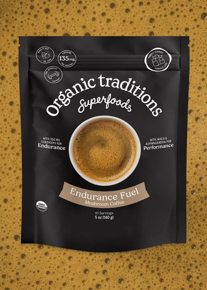 Endurance Fuel Instant Mushroom Coffee, Organic