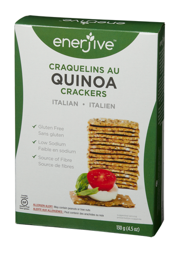 Enerjive Quinoa Crackers Italian (GF)