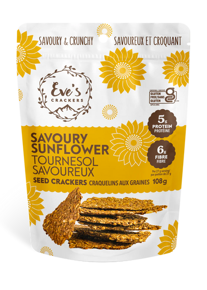 Eve's Seed Crackers, Savoury Sunflower (GF)