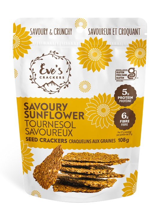 Eve's Seed Crackers, Savoury Sunflower (GF)