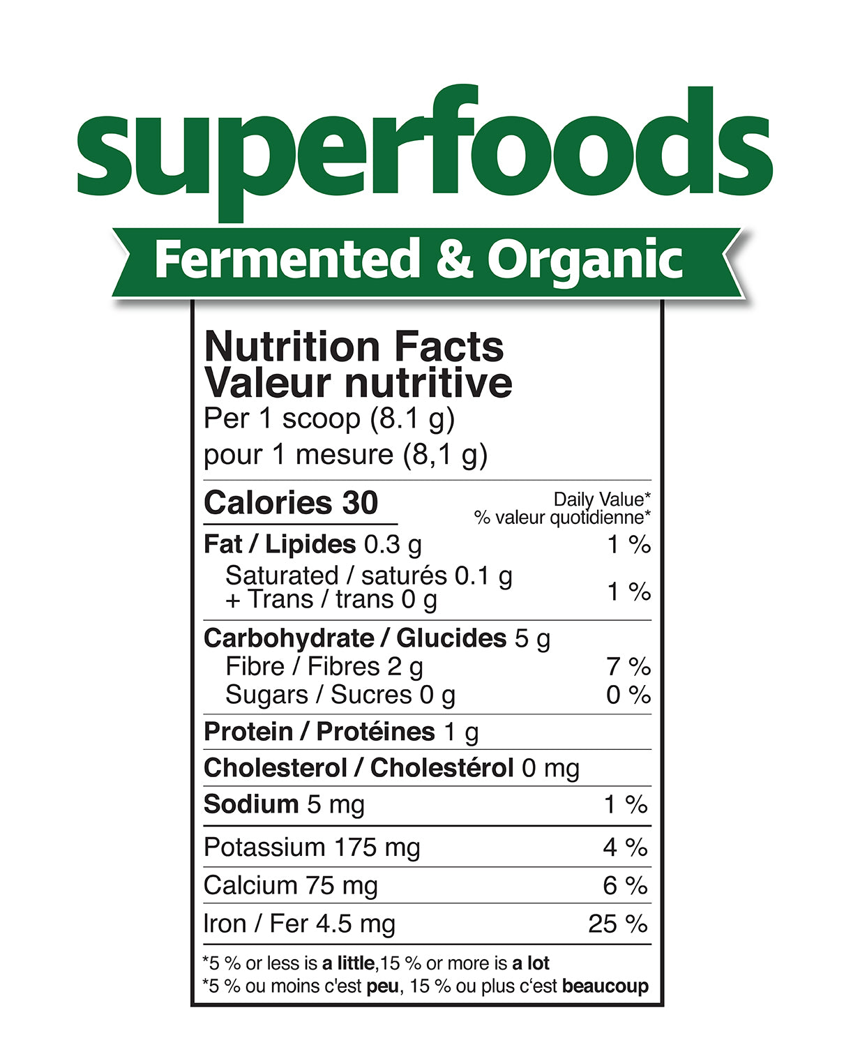 Superfoods, Fermented & Organic Green Foods & Mushrooms