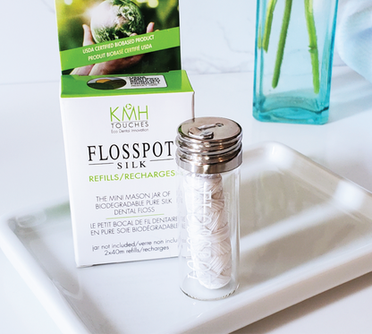 KMH Flosspot Silk Dental Floss