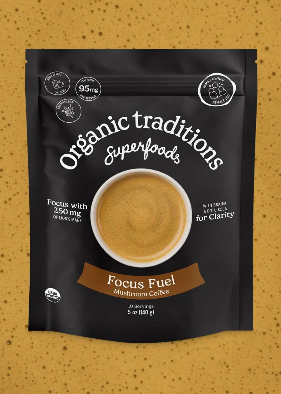Focus Fuel Instant Mushroom Coffee, Organic