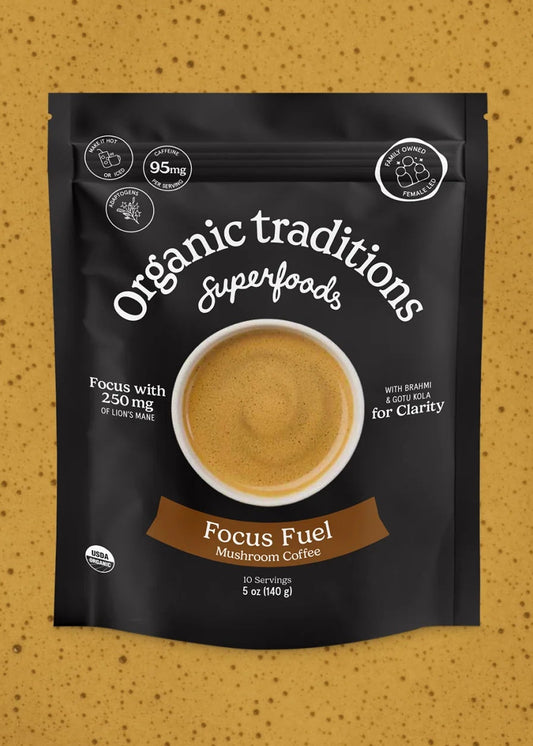 Focus Fuel Instant Mushroom Coffee, Organic