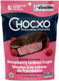 Chocxo Dark Milk Chocolate Raspberry Crème Cups (Org) - LE