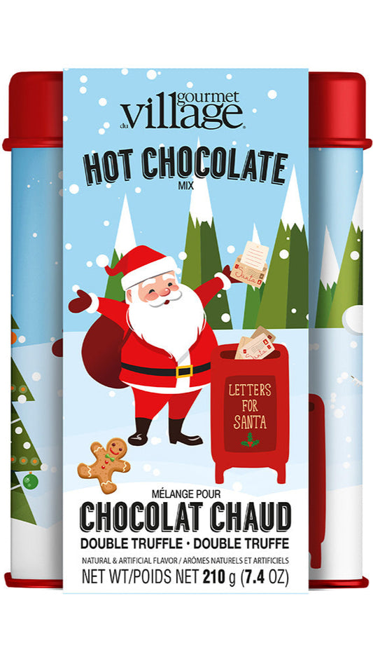 Hot Chocolate Keepsake Tin - Festive Santa