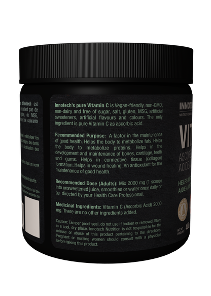 Vitamin C Pure Ascorbic Acid, Fine Powder