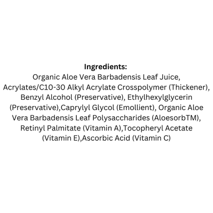 Aloe Vera Gelly 99%, Topical