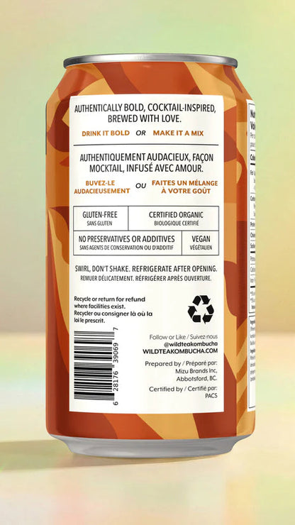 Wild Tea Kombucha Ginger Mule (Org)