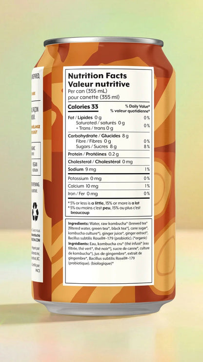 Wild Tea Kombucha Ginger Mule (Org)