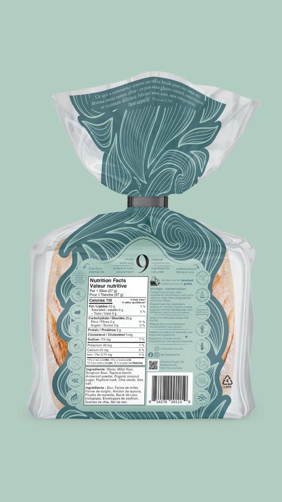 Sourdough Country Loaf (GF) *FROZEN*