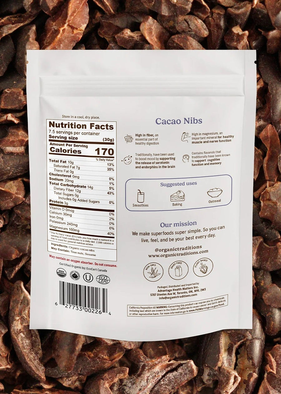 Cacao Nibs, Organic Traditions