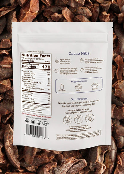 Cacao Nibs, Organic Traditions