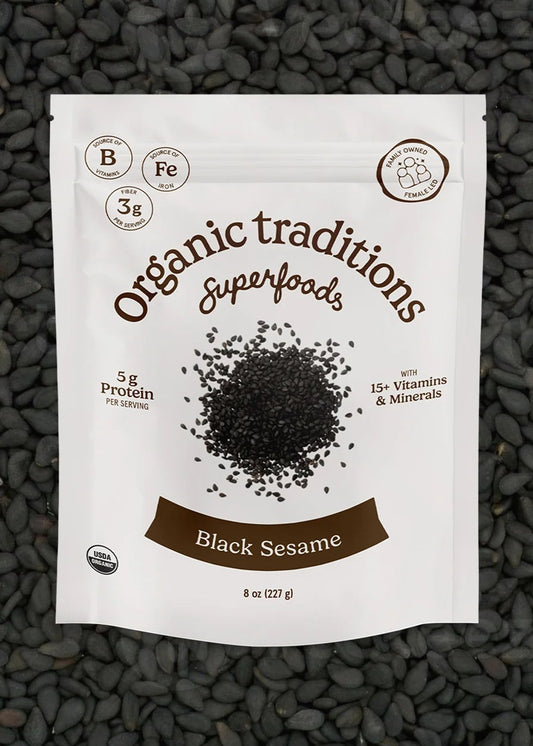Black Sesame Seeds, Organic Traditions