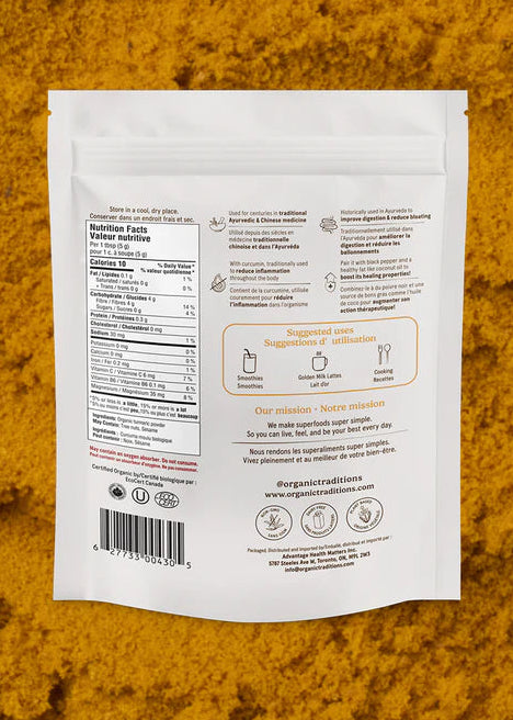 Turmeric Powder, Organic Traditions
