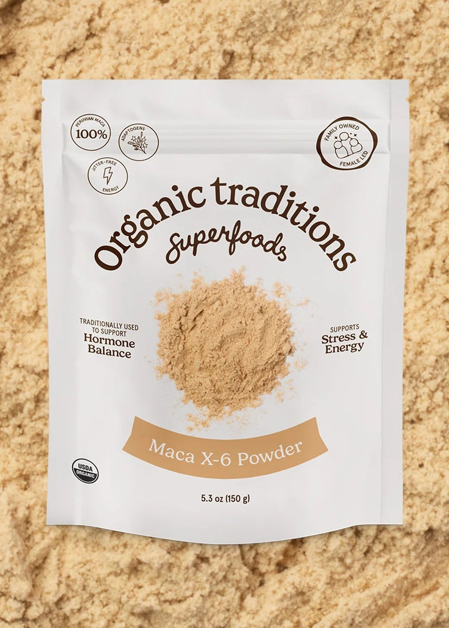 Maca X-6 Powder, Organic Traditions