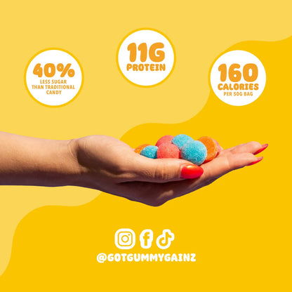 Gummy Gainz Fruit Salad Protein Gummies