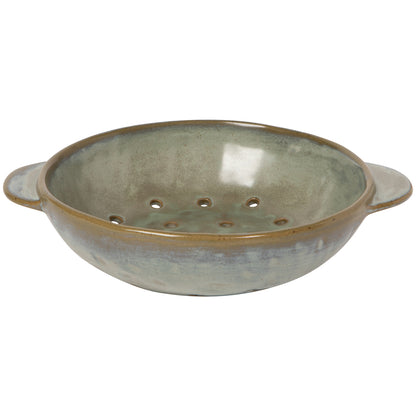 Stoneware Fruit Bowl, Gray 7"