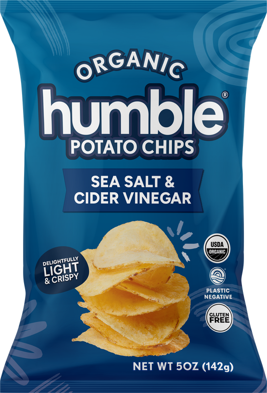 Humble Chips Sea Salt & Cider Vinegar, Organic GF