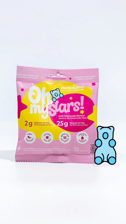 Herbaland Gummies, Oh My Stars! Pink Lemonade