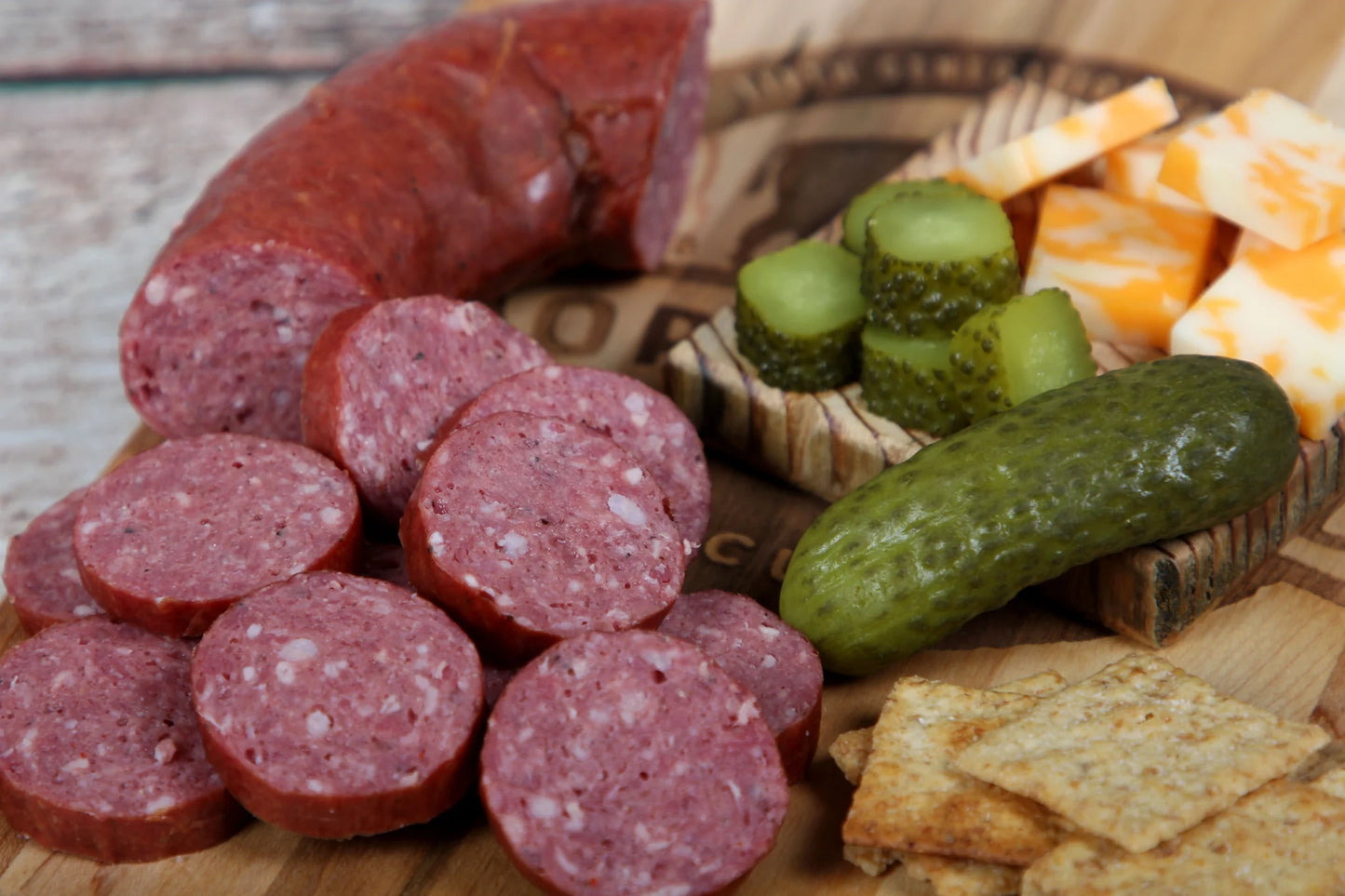Bison Garlic Sausage, Local *FROZEN*