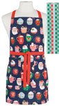 Chef's Apron + Dishtowel Set, Cozy Cups