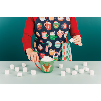 Chef's Apron + Dishtowel Set, Cozy Cups
