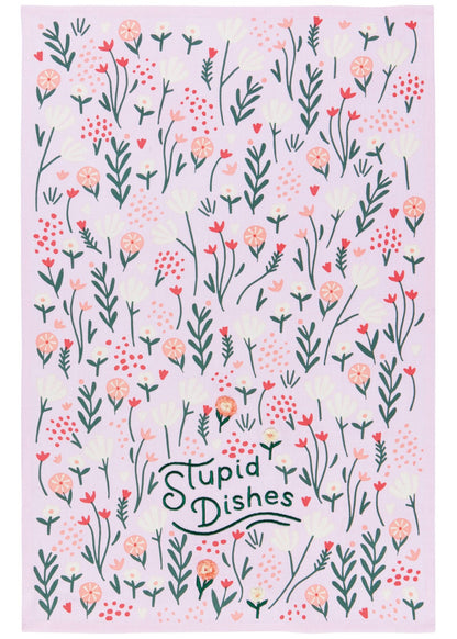 Dishtowel Stupid Dishes