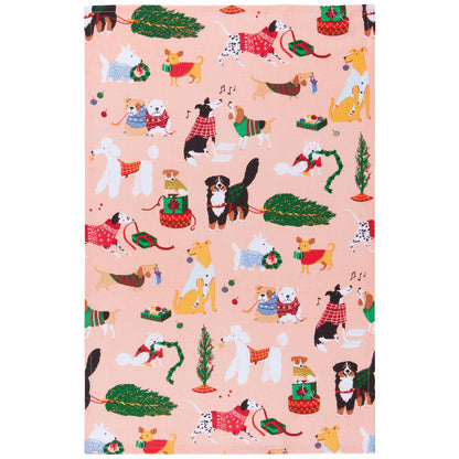 Dishtowel Set Holiday Hounds, 2-pk