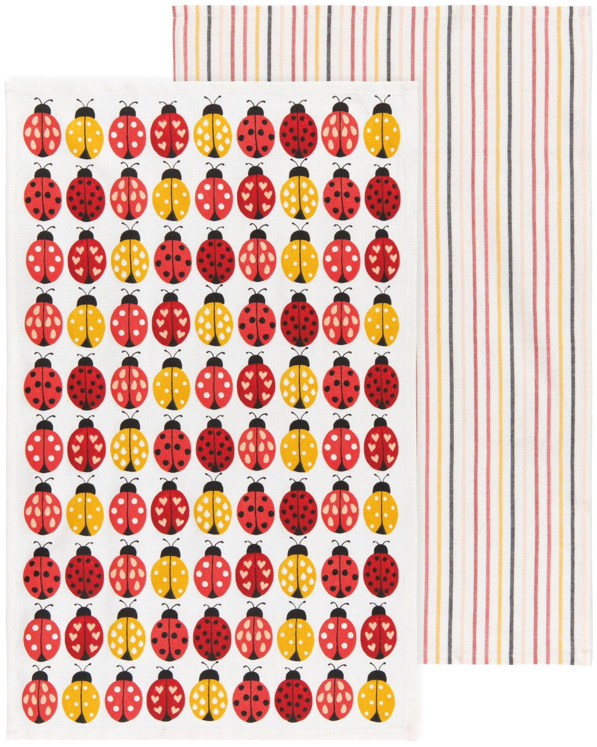 Dishtowel Set Ladybugs, 2-pk