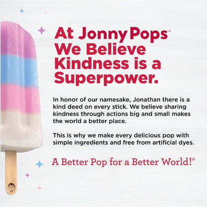 Jonny Pops Popsicles Cotton Candy Cloud, Organic *FROZEN*