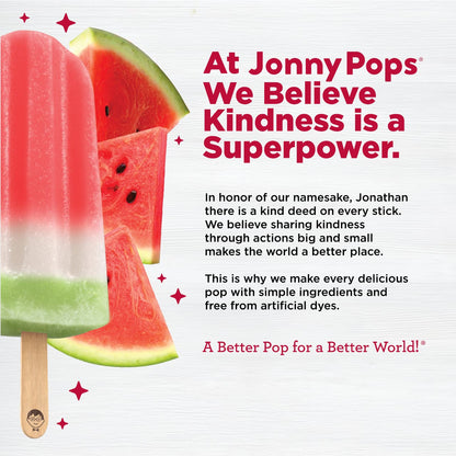 Jonny Pops Popsicles Watermelon, Organic *FROZEN*