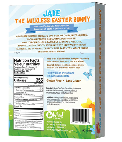 No Whey Foods Jake the Milkless Easter Bunny (V)