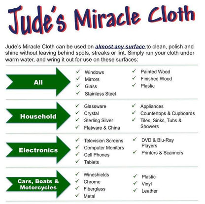 Jude's Miracle Cloth, Grey 2-PK