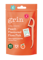 Grin Floss Picks - Hydroxyapatite Infused Peach