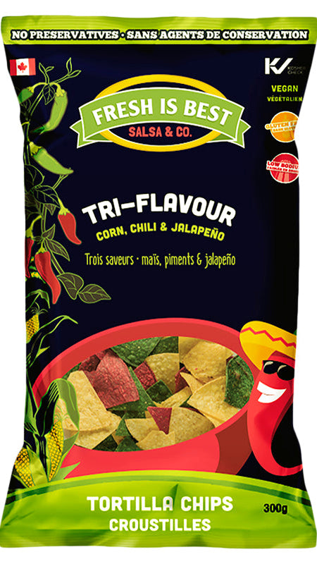 Fresh is Best Tri-Flavour Tortilla Chips