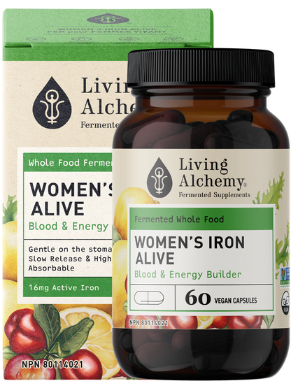 Women's Iron Alive - Fermented Whole Food 60 Capsules