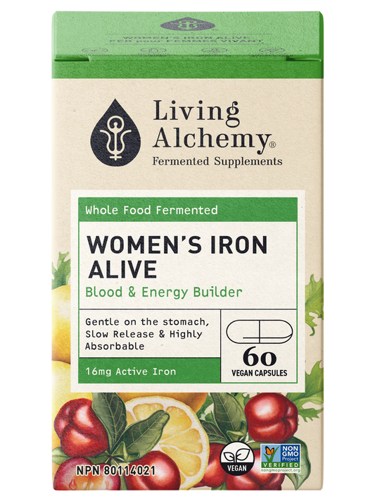 Women's Iron Alive - Fermented Whole Food 60 Capsules