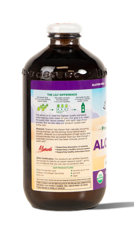 Aloe Vera Juice, Inner Fillet, Preservative Free