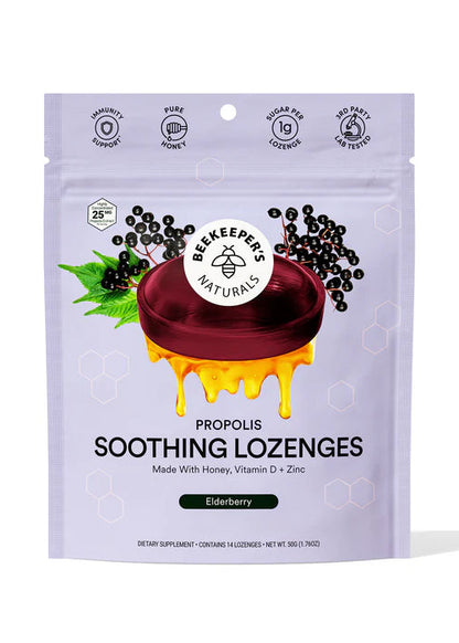 Propolis Soothing Lozenges - Elderberry
