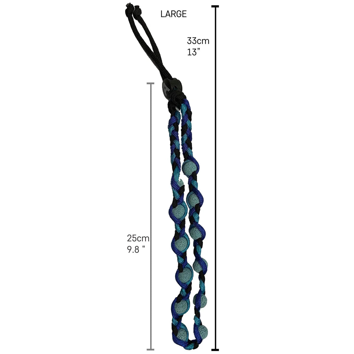 Atlantick Lava Bead Dog Collar & Hair Band