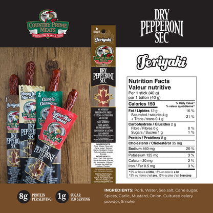 Pepperoni Stick, Teriyaki